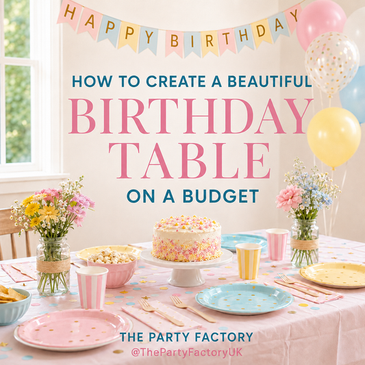 How to Create a Beautiful Birthday Table on a Budget