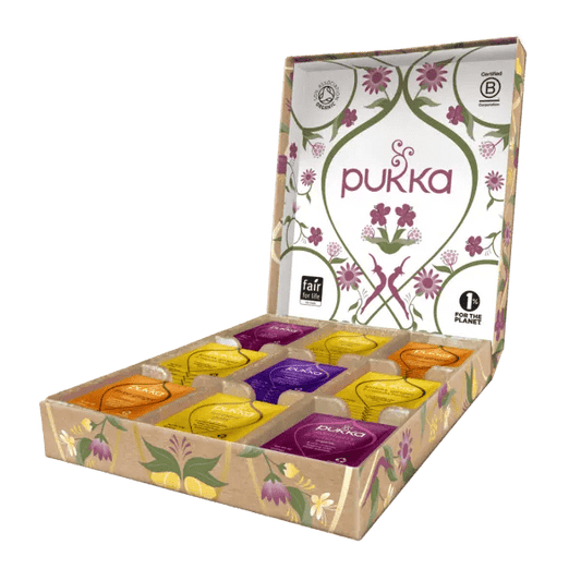 Pukka Herbs | Support Tea Selection Box | Eco Friendly | Ideal Birthday, Thank You or Thinking Of You Gift | Perfect For Feeling Strong | 45 Sachets | 5 Flavours