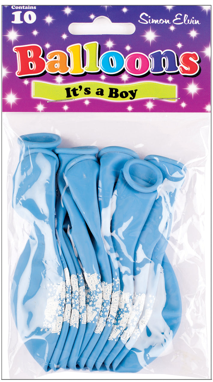 Its a Boy Balloons 10 Per Pkt