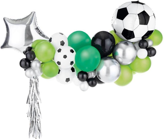 Football Balloon Arch Bundle Green, Sage, Emerald And White Balloon Arch Kit DIY Latex Balloon Arch Kit Birthday Christening Baby Shower