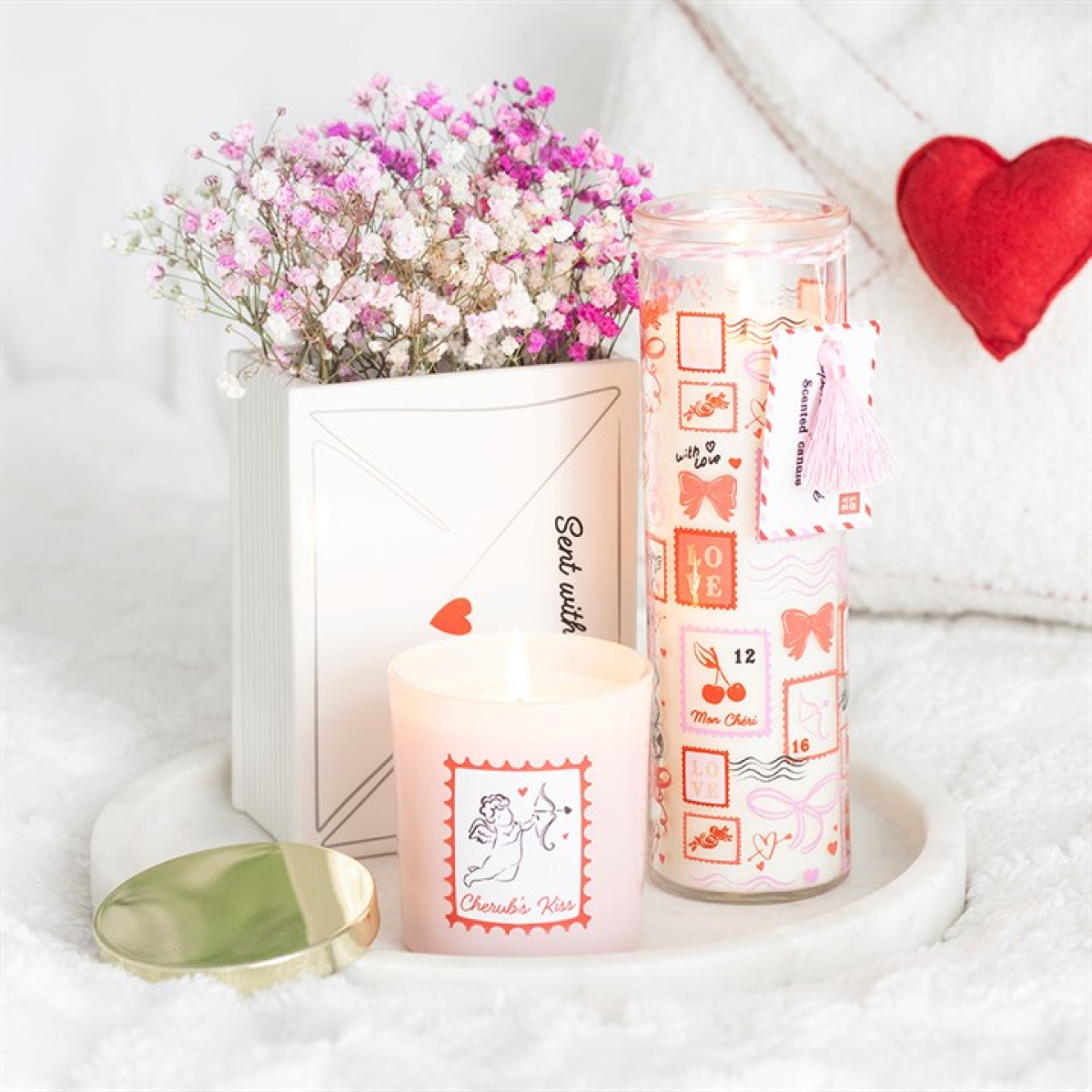 Love Letter Valentine's Day Flower Vase