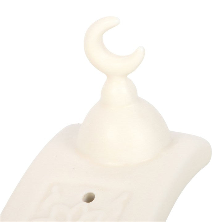 Geometric Crescent Moon Incense Ash Catcher