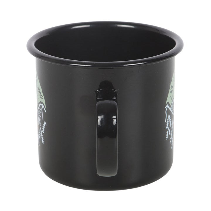 Bigfoot Search Team Enamel Mug