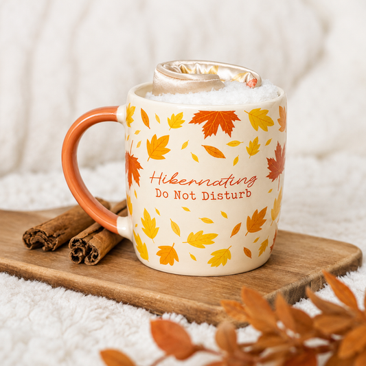 Autumn Hibernation Kit with Mug, Socks and Eye Mask
