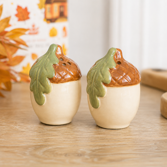 Acorn Salt and Pepper Shakers