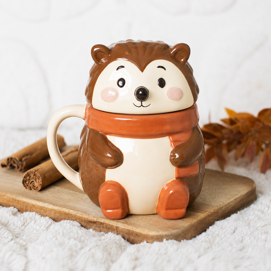 Hazel Hedgehog Lidded Mug