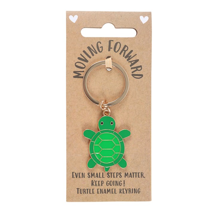 Moving Forward Turtle Keyring