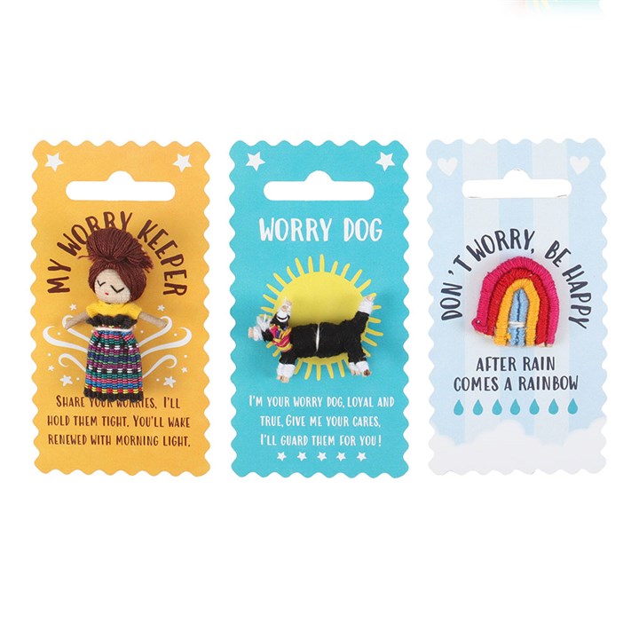 Set of 6 Pocket Positivity Worry Dolls