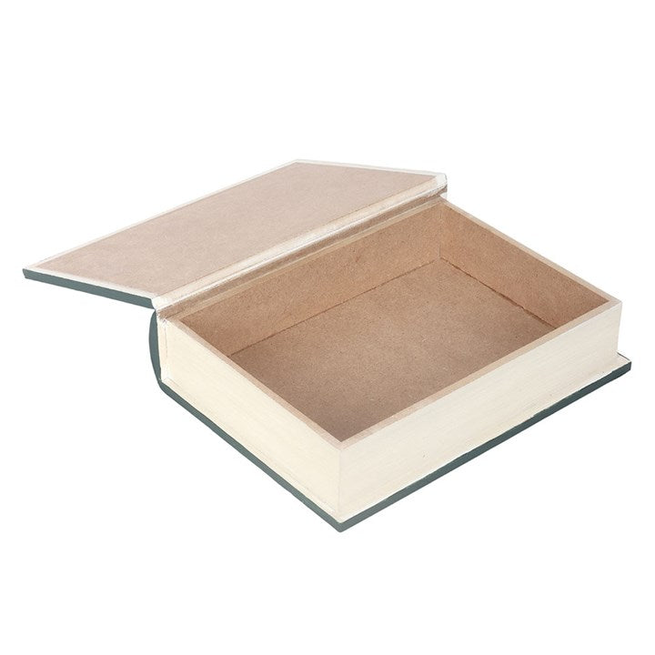 Green Witch Book Shaped Storage Box
