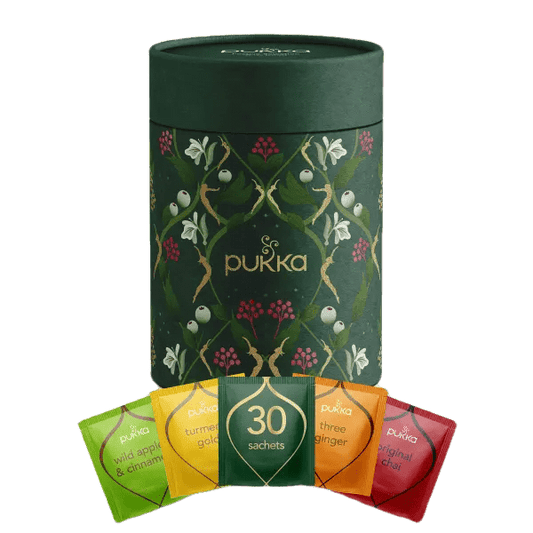 Pukka The Festive Collection 30 Tea Bags Organic Tea Selection Box Tea Bags Herbs Relax Eco Friendly Gift