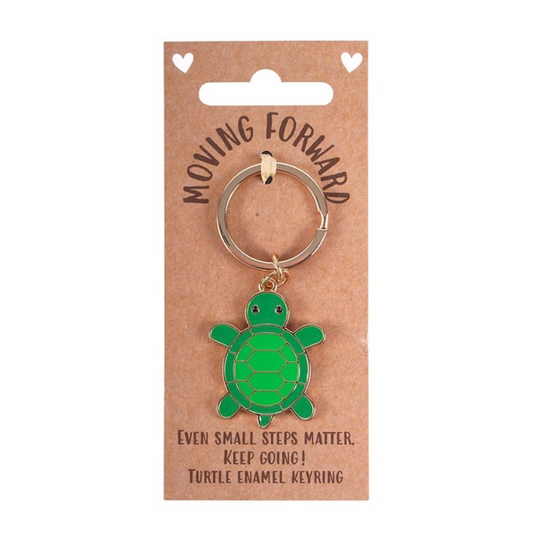 Moving Forward Turtle Keyring