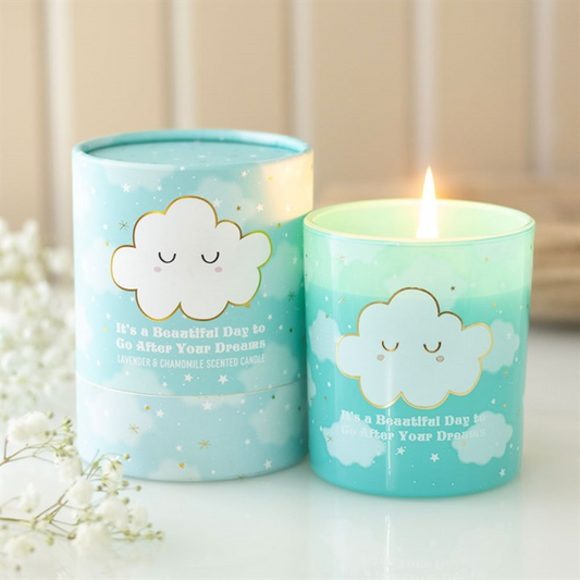 Cloud Print Lavender & Chamomile Candle