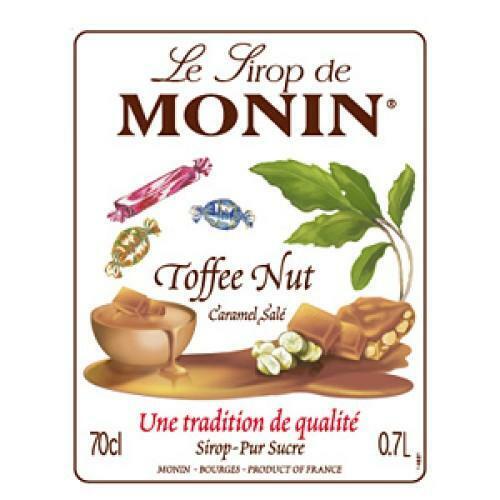 Monin Toffee Nut Premium Coffee Syrup - 70cl