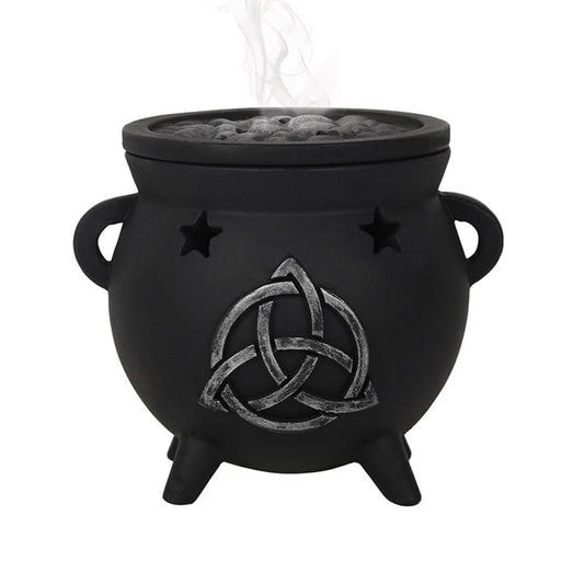 Triquetra Cauldron Incense Cone Holder