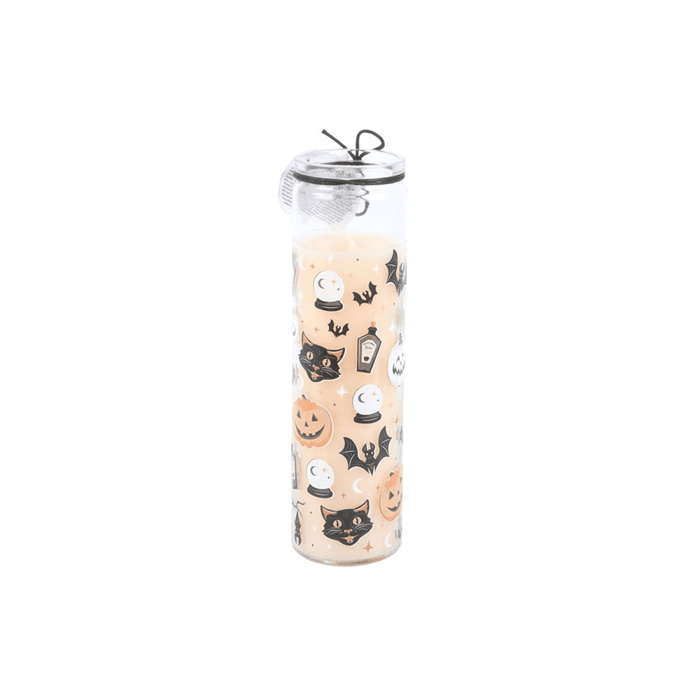 Spooky Spiced Pumpkin Tube Candle