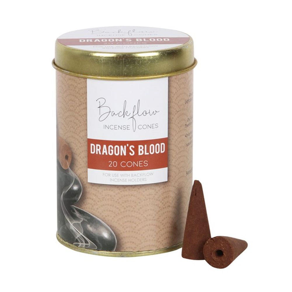 6 Tins of Elements Dragon's Blood Jumbo Backflow Cones