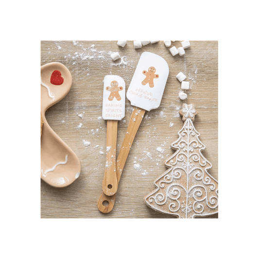 Gingerbread Man Silicone Spatula Set