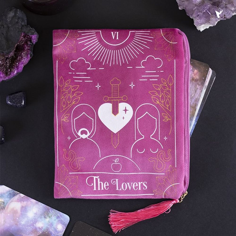 The Lovers Tarot Card Zippered Bag