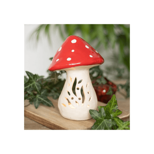 Ceramic Mushroom Tealight Candle Holder