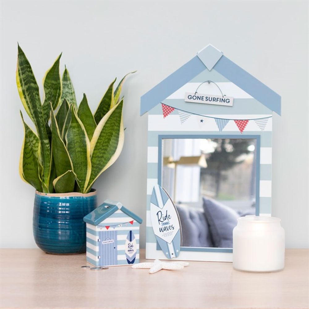 Beach Hut Ceramic Money Box