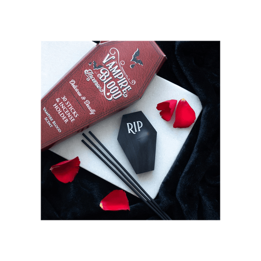 Vampire Blood Incense Sticks and Coffin Holder