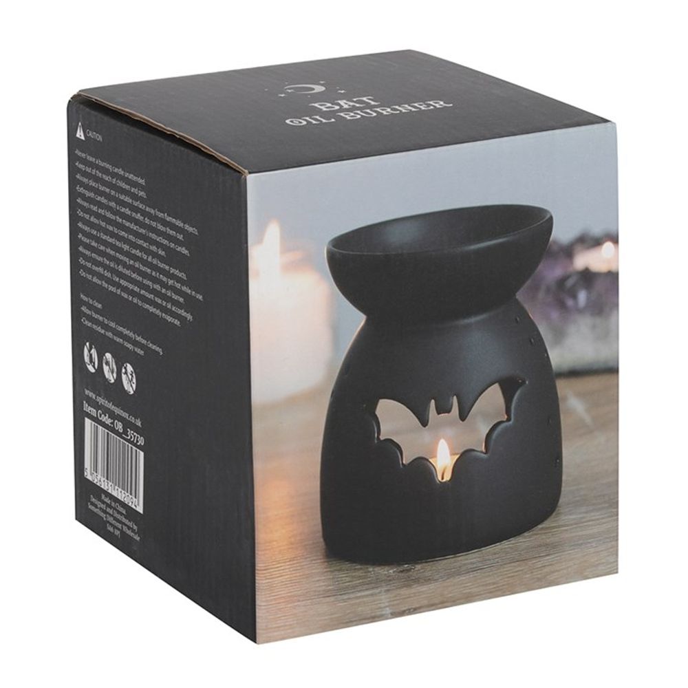 Black Bat Cut Out Oil Burner