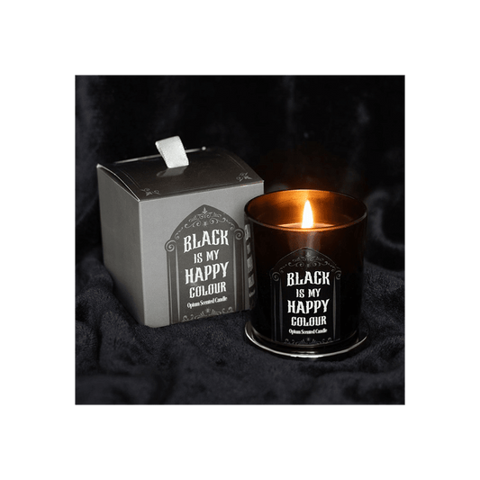Black is My Happy Colour Opium Candle