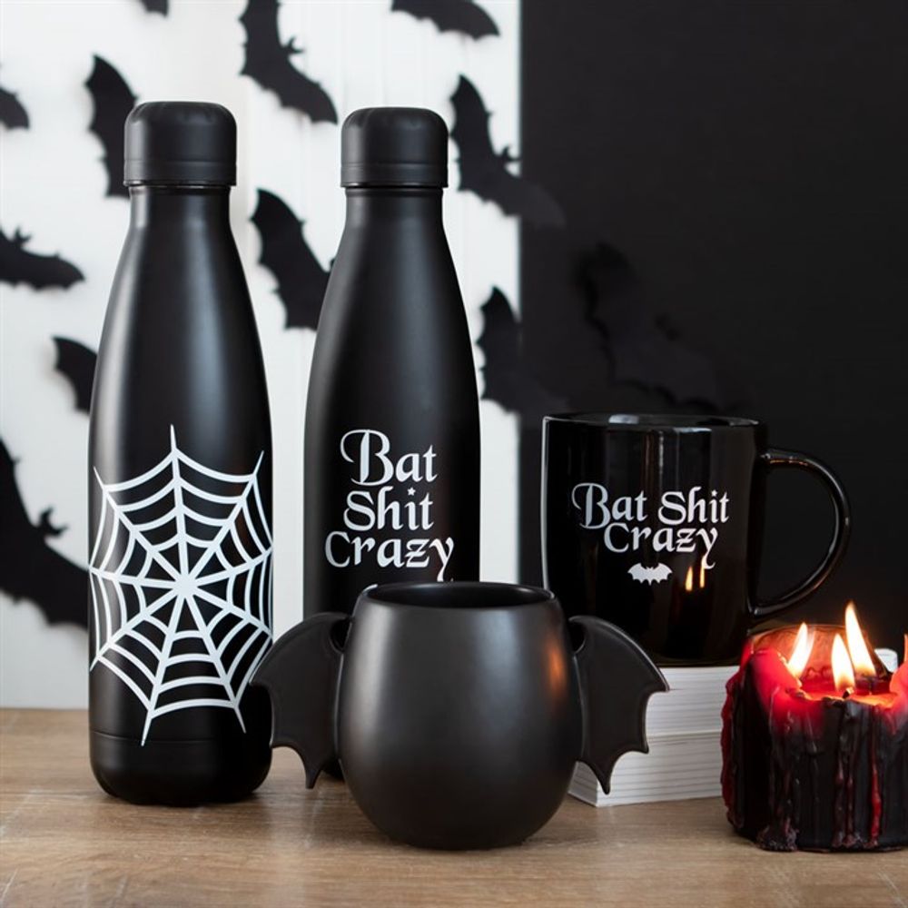 Spiderweb Metal Water Bottle