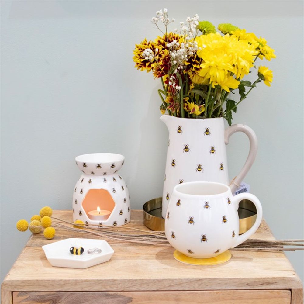 All Over Bee Print Oil Burner