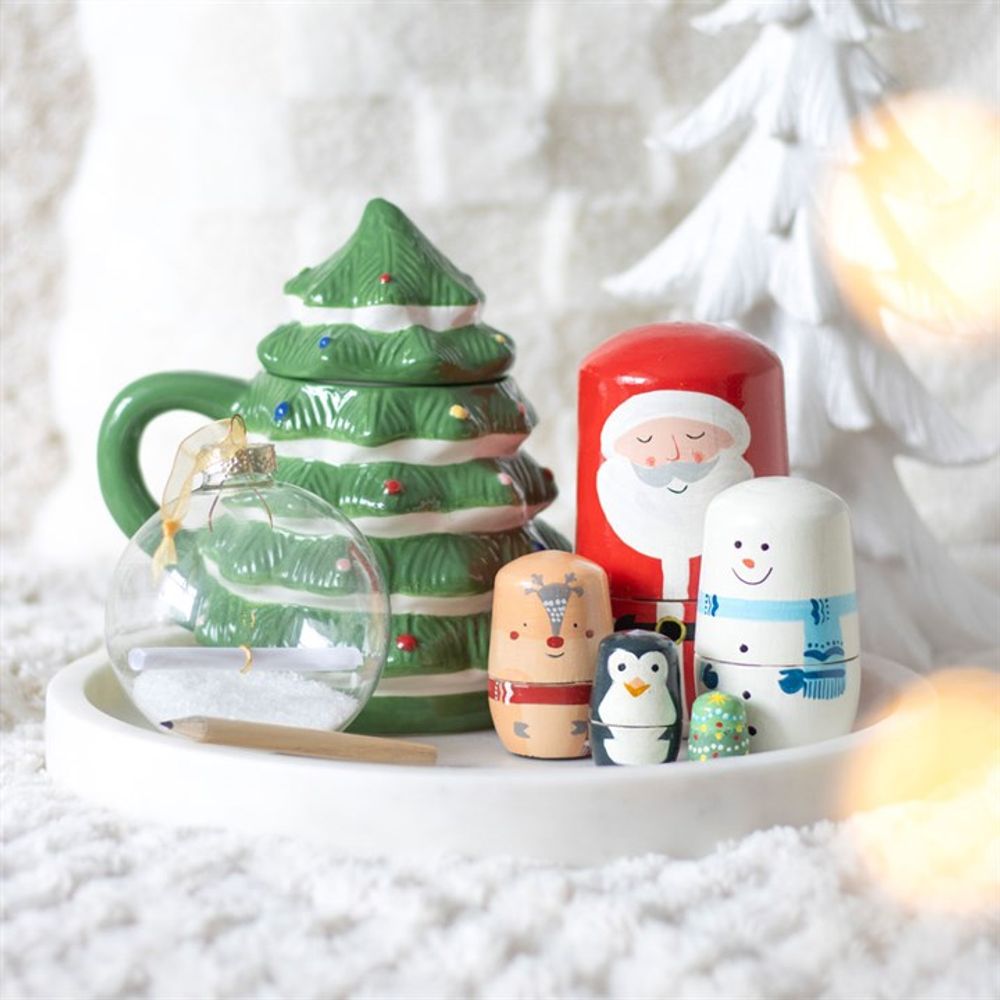 Green Christmas Tree Shaped Mug