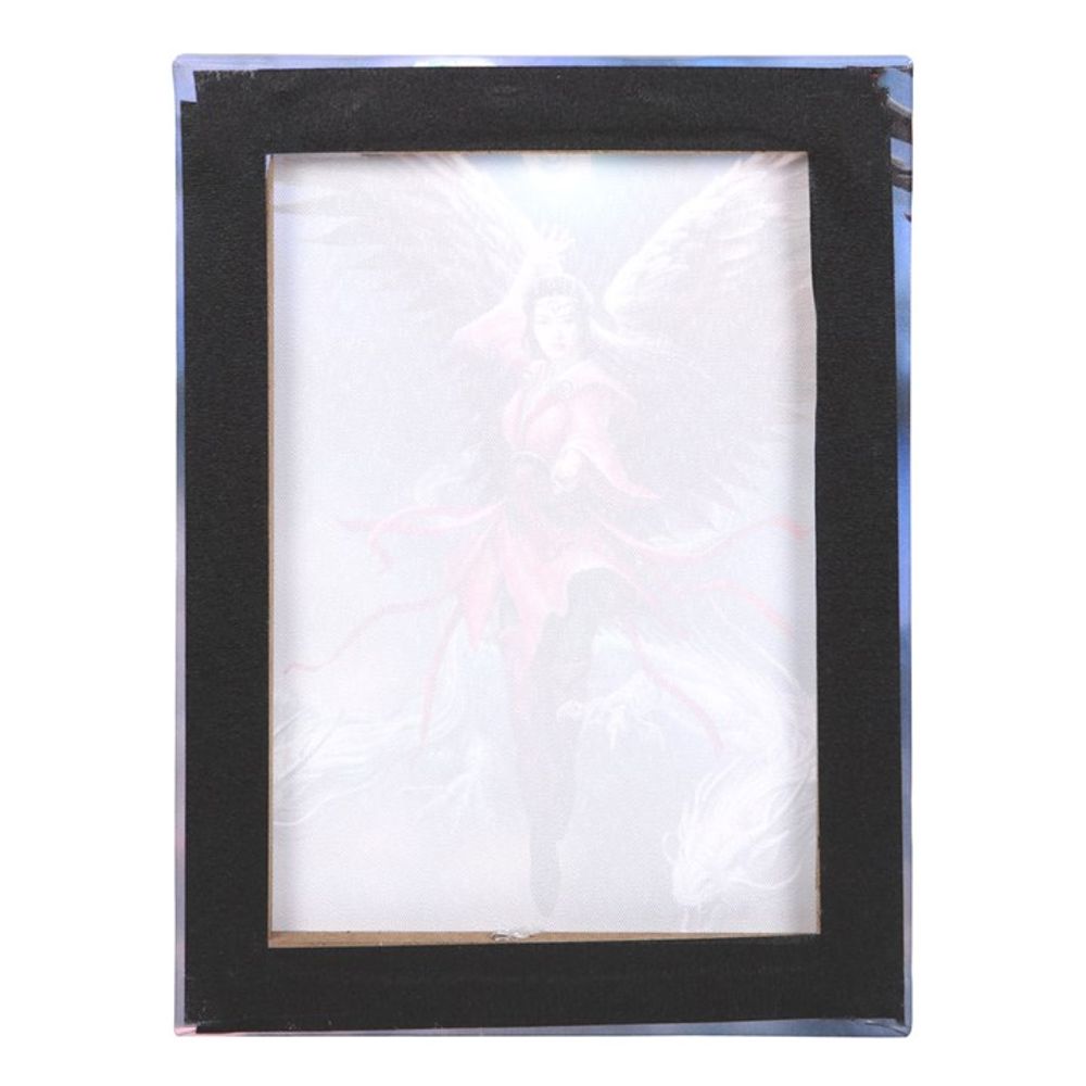 19x25cm Air Element Sorceress Canvas Plaque by Anne Stokes