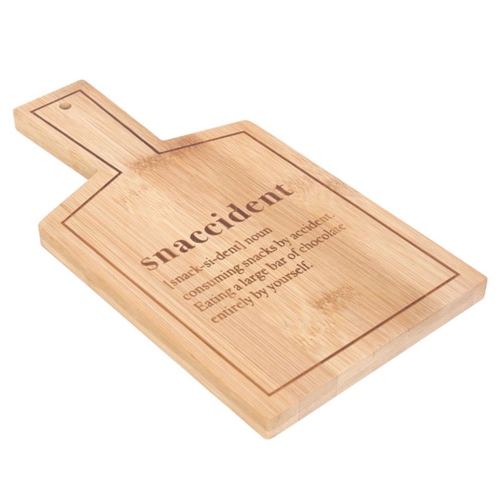 Snaccident Bamboo Serving Board