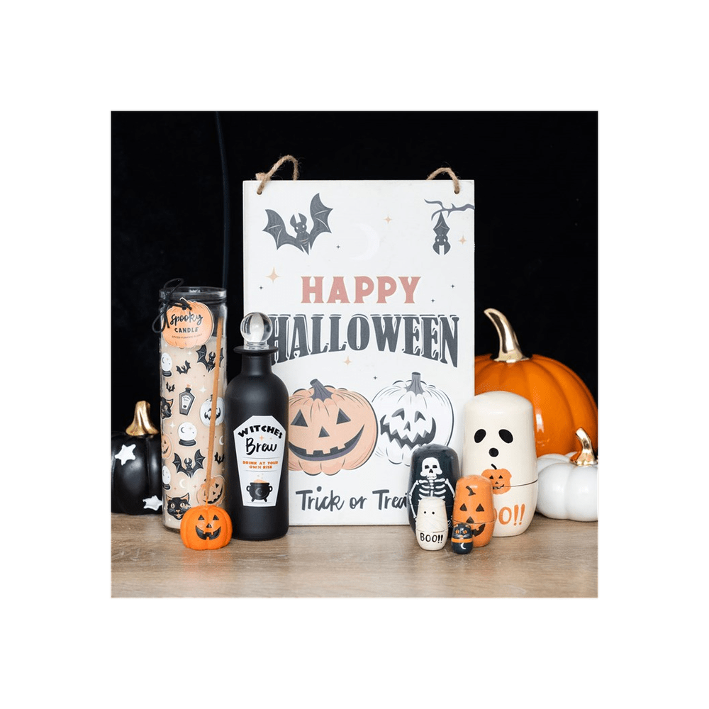 Spooky Spiced Pumpkin Tube Candle