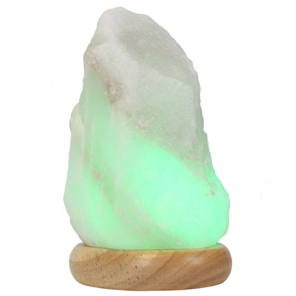 White Colour Changing USB Salt Lamp