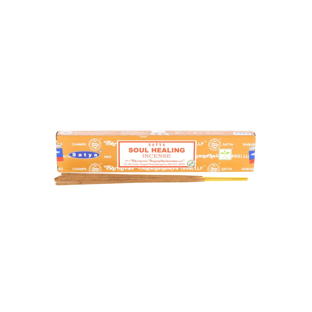 12 Packs of Soul Healing Incense Sticks by Satya