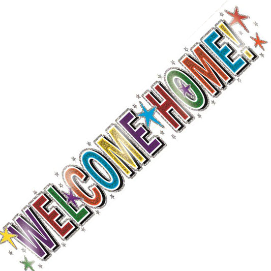 Welcome Home Banner Multi Coloured