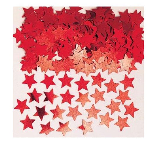 Star Confetti Red 10mm