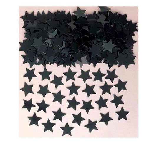 Star Confetti Black