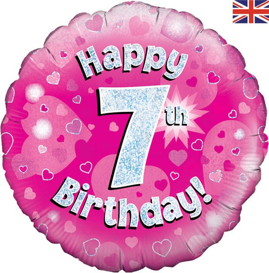 Happy 7th Birthday Pink