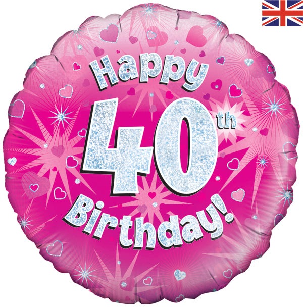 Happy 40th Birthday Pink
