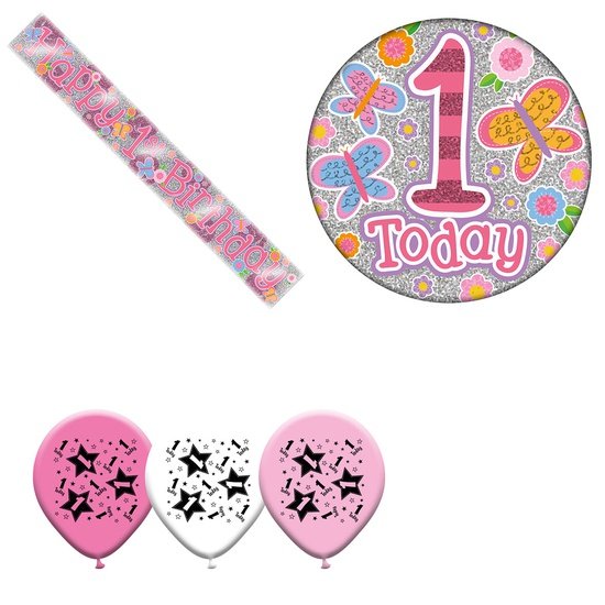 Various Designs Bundle H Banner, Balloon, Badge Ages 1 to 80