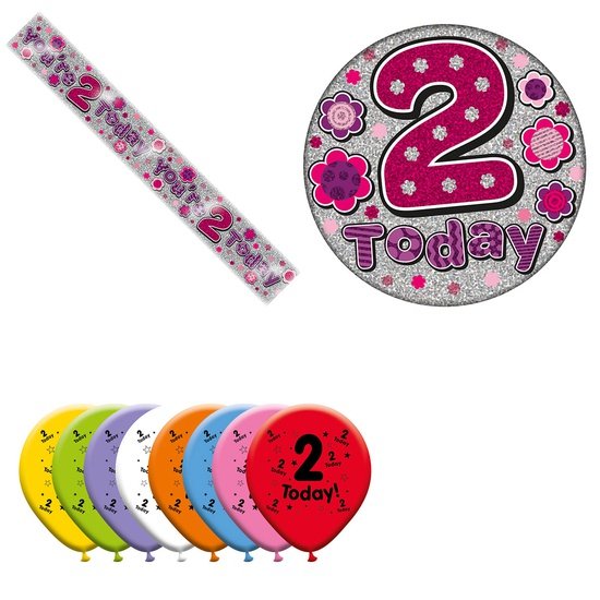 Various Designs Bundle H Banner, Balloon, Badge Ages 1 to 80