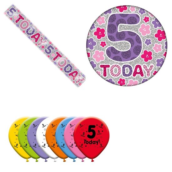 Various Designs Bundle H Banner, Balloon, Badge Ages 1 to 80