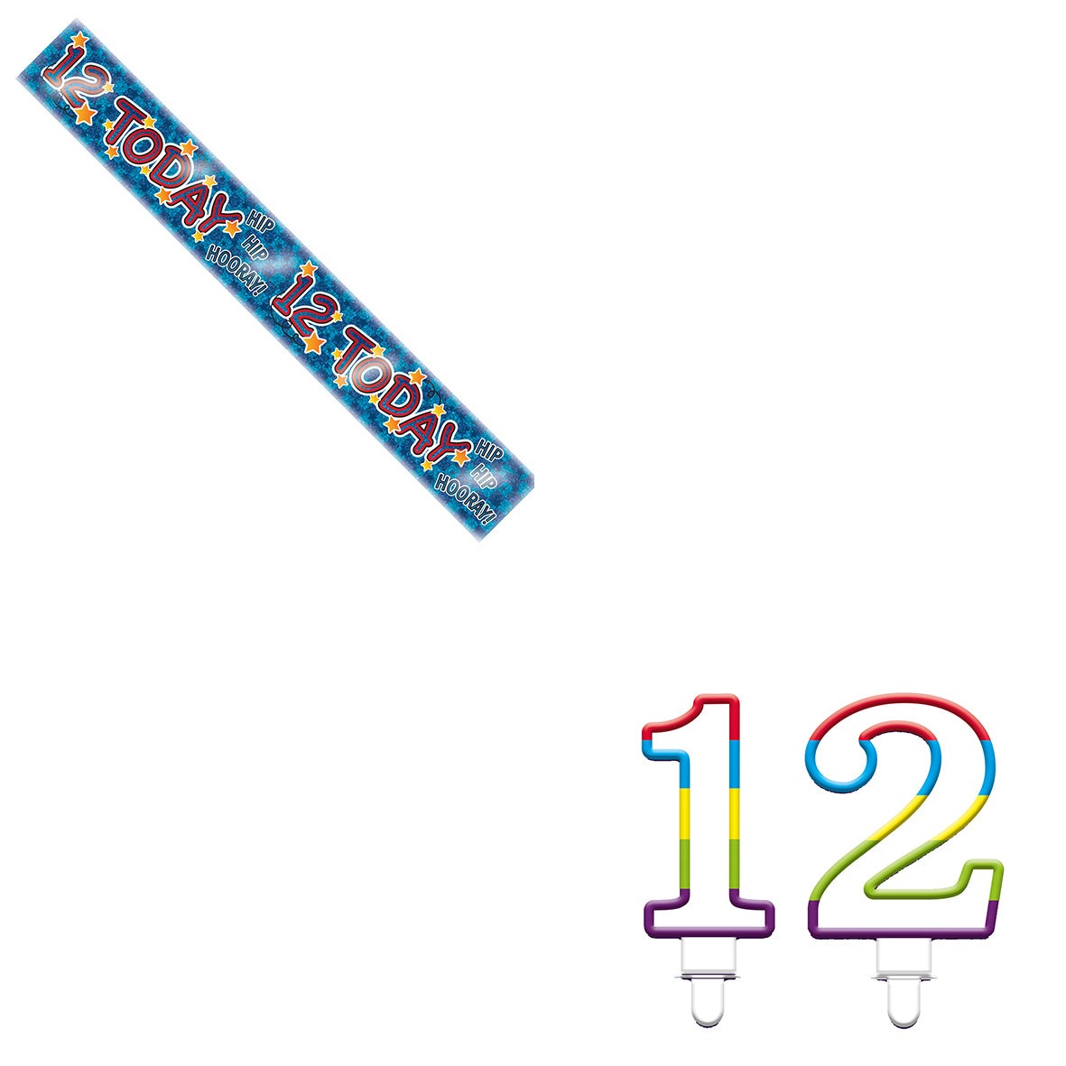 Various Designs Bundle K Banner, Candle Ages 1 to 80