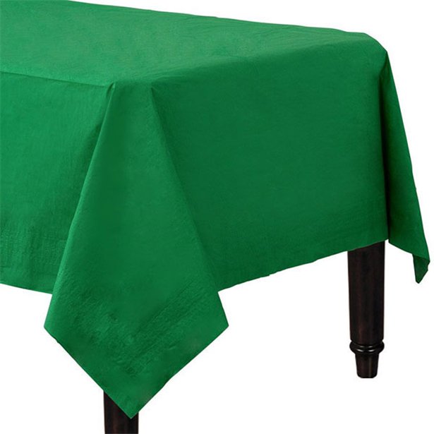Dark Green Paper Tablecovers 90cm By 90cm