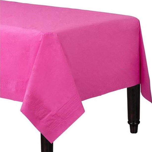 Hot Pink Paper Tablecovers 90cm By 90cm