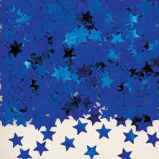 Star Confetti Blue 10mm