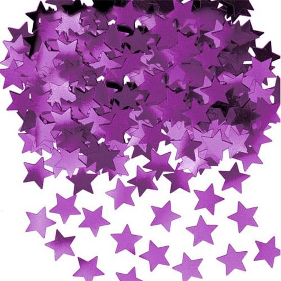 Star Confetti Purple