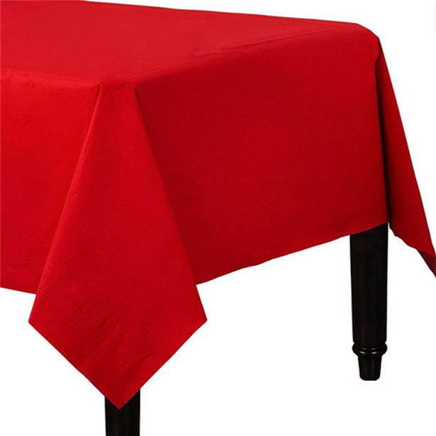 Red Paper Tablecovers 90cm By 90cm