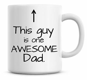 Fathers Day Cup Awesome Dad Gift Box Included